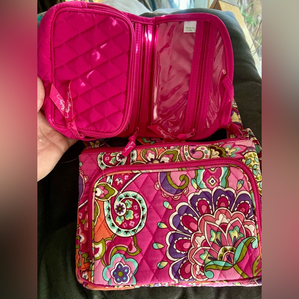 Vera Bradley Paisley Vibrant Pink Crossbody Bag